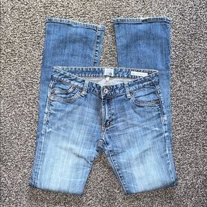 Salt Works Women’s Broadway Bootcut Denim Jeans Low Rise Medium Blue Size 27